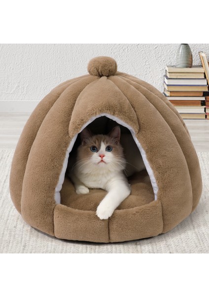 Haki 48CMX40CM Kış Sıcak Pet Köpek Yatağı Köpek Kulübesi Kedi Evi Uyku Tulumu Kabak Köpek Yastık Mat Kedi Aksesuarları Ev Kediler Için Cama Gato (Yurt Dışından) fiyatları