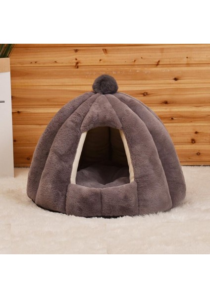 Haki 48CMX40CM Kış Sıcak Pet Köpek Yatağı Köpek Kulübesi Kedi Evi Uyku Tulumu Kabak Köpek Yastık Mat Kedi Aksesuarları Ev Kediler Için Cama Gato (Yurt Dışından) fırsatları