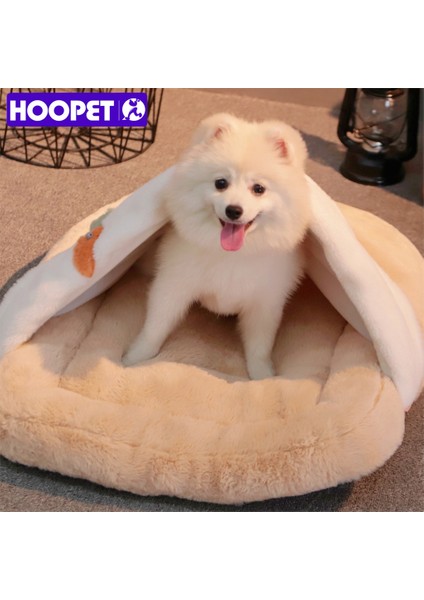 Açık Yeşil S 57X47CM Hoopet Kedi Uyku Yatağı Warmkediler Için Uyku Tulumu Derin Uyku Kış Rahat Mat Ev Yavru Kediler Için Yuva Yastığı Yorgan ile (Yurt Dışından) fiyatları