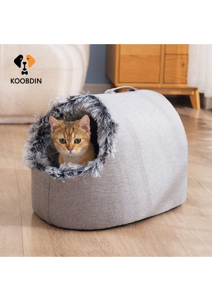 Derin Gri 48X34X32 cm Nefes Pet Kedi Yatak Evi Kış Sıcak Mağara Köpek Kulübesi Köpek Yavrusu Derin Uyku Ev Taşınabilir Kedi Uyku Tulumu Pet Malzemeleri (Yurt Dışından) fiyatları