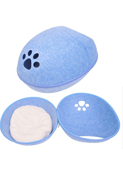 Şarap Kırmızısı 60X26 cm Fermuar Keçe Kumaş Kış Sıcak Pet Kedi Kumu Yol Tarifi Yatak Yumurta Şeklinde Köpek Evi Çıkarılabilir Yastık ile Uyku Tulumu (Yurt Dışından) indirimleri