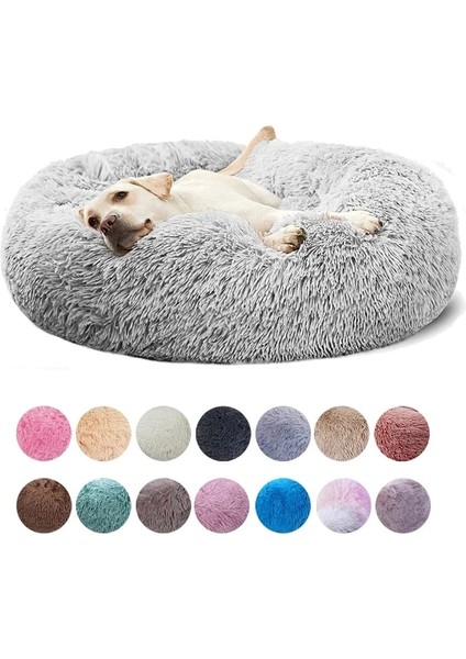 Bej Kahverengi 40CM Süper Kedi Yatağı Sıcak Uyuyan Kedi Yuvası Yumuşak Uzun Peluş En Iyi Pet Köpek Yatağı Süper Yumuşak Kedi Yatağı Köpek Kedi Ürün Aksesuarları Köpek Yatağı (Yurt Dışından)