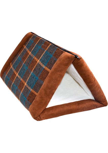 GWS003 S90X40X25CM Pet Uyku Tulumu Büyük ve Orta Boy Katlanır Üçgen Oyun Evi Tamamen Çıkarılabilir ve Yıkanabilir Kaymaz Evcil Hayvan Yuvası (Yurt Dışından)