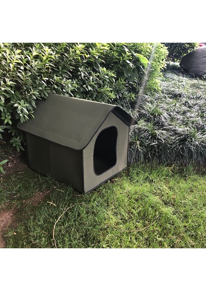 Kamuflaj L 50X40X45CM Katlanabilir Kedi Evi Su Geçirmez Kediler Için Ev Küçük Köpekler Açık Yavru Köpek Mağara Yuvası Evcil Hayvan Yatağı Iç Pedli Kedi Aksesuarları (Yurt Dışından) fırsatları