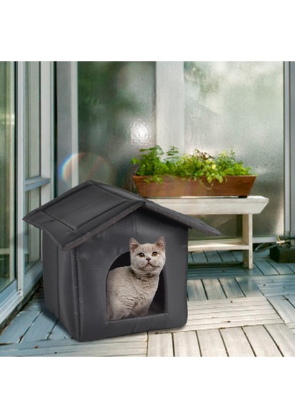 S Kediler Evi Su Geçirmez Açık Sıcak Tutmak Pet Kedi Mağara Yatakları Yuva Komik Katlanabilir ve Yıkanabilir Yavru Köpek Evcil Hayvan Malzemeleri (Yurt Dışından)