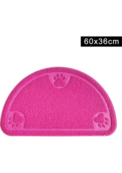 B1-Rose Kırmızı Mosodo Pet Kedi Kumu Mat Paw Baskı Besleme Kasesi Placemat Kedi Yatak Pedleri Kaymaz Su Geçirmez Çöp Trapper Paspaslar Kedi Aksesuarları (Yurt Dışından)
