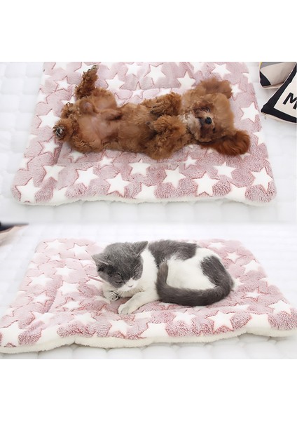 Donanma Xs 1 Kedi Yatak Mat Köpek Yatağı Pet Serme Mat Kış Sıcak Yumuşak Flanel Kuzu Yünü Battaniye Halı Küçük Büyük Köpek Kedi Çift Taraflı Kullanım Için (Yurt Dışından)