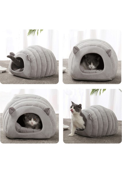 Beyaz L (50X40X38 Cm) Sıcak Kedi Yatak Pet Köpek Kedi Evi Kış Köpek Kedi Yastık Mat Kapalı Sepet Mağara Kulübesi Yuva Kediler Evcil Hayvanlar Için Ürünler Nido De Gato (Yurt Dışından) indirimleri