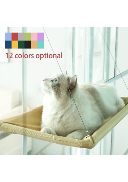 Kırmızı Asma Pet Yatak Güneşlenme Penceresi Pet Standı Kedi Hamak 20 Kg'a Kadar Rahat Pet Yatak Rafı Yatak Kedi Yatak Kedi Sepeti (Yurt Dışından) modelleri