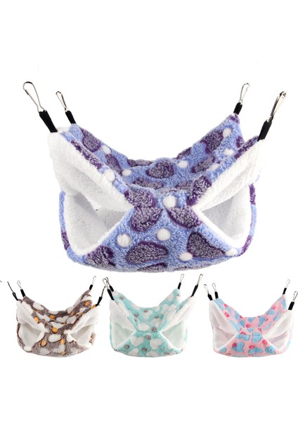 Yıldız Yeşili 20X20 cm Hamster Hamak Çift Katmanlı Kalınlaşmak Sıcak Uyku Tulumu Yuva Asılı Kafes Evi Sincap Gelincik Tavşan Pet Küçük Hayvan Yatağı (Yurt Dışından) fiyatları