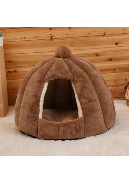 Beyaz 48CMX40CM Kış Sıcak Pet Köpek Yatağı Köpek Kulübesi Kedi Evi Uyku Tulumu Kabak Köpek Yastık Mat Kedi Aksesuarları Ev Kediler Için Cama Gato (Yurt Dışından) modelleri