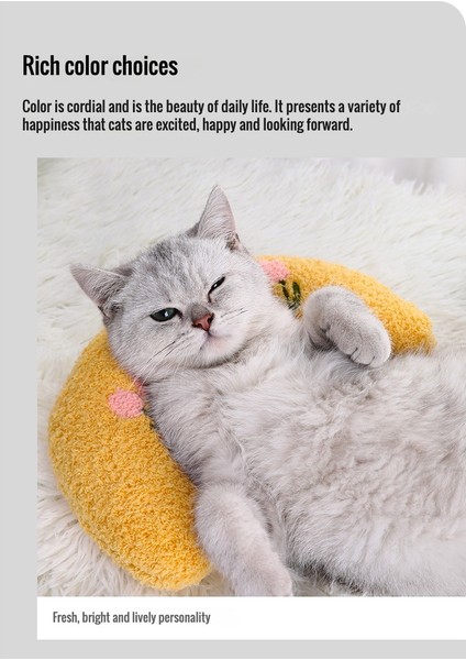 Beyaz Kedi Yastığı, Kedinizin Omurgası Için Yumuşak Konfor. (Yurt Dışından) indirimleri