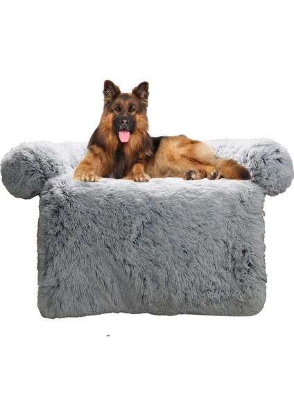 3028 Koyu Gri S 100X85X16 cm Kabarık Köpek Yatağı Pet Kanepe Mat Kedi Için Uzun Peluş Evcil Hayvan Yastığı Kış Köpekler Ev Mobilyaları Koruyucu Paspaslar Küçük Orta Büyük Köpek Için (Yurt Dışından) fiyatları