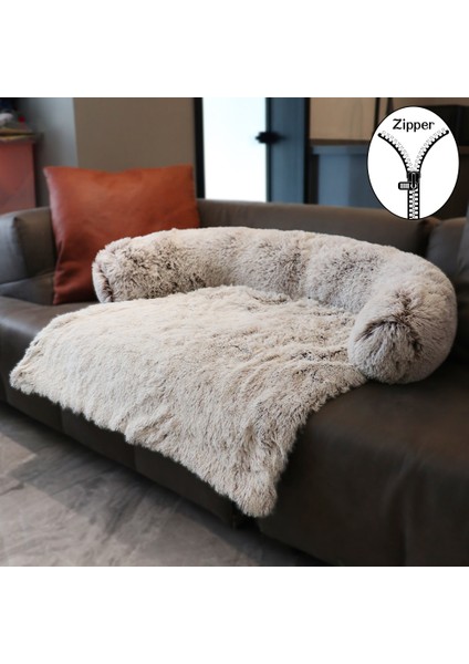3028 Koyu Gri S 100X85X16 cm Kabarık Köpek Yatağı Pet Kanepe Mat Kedi Için Uzun Peluş Evcil Hayvan Yastığı Kış Köpekler Ev Mobilyaları Koruyucu Paspaslar Küçük Orta Büyük Köpek Için (Yurt Dışından) fırsatları
