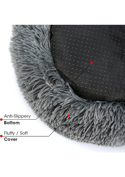 Çim Yeşili XXS-25CM Tnly Uzun Peluş Kedi Yatağı Evi Yavru Mat Kış Sıcak Uyku Kediler Yuva Yumuşak Uzun Peluş Köpek Sepeti Evcil Hayvan Yastığı Taşınabilir Evcil Hayvan Yatağı (Yurt Dışından)