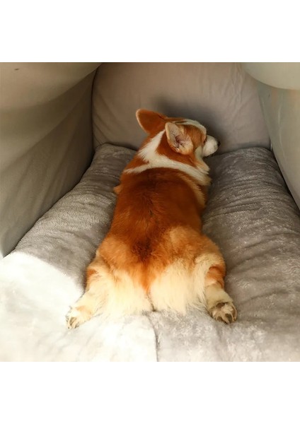 B 2xl 75X50X50 cm Sıcak Kış Kedi Köpek Yatağı Mat Derin Uyku Çadır Rahat Geometrik Ev Yuva Orta Büyük Köpekler Için Çıkarılabilir Yıkanabilir Evcil Hayvan Malzemeleri (Yurt Dışından) fırsatları