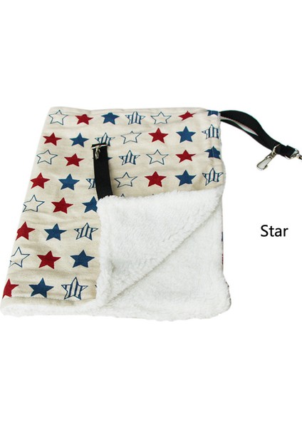 Yıldız L 53X35CM Karikatür Sıcak Asılı Kedi Yatak Mat Yumuşak Kediler Hamak Kış Hamak Pet Yavru Kafes Yatakları Kapak Yastık Çift Taraflı Kullanım (Yurt Dışından)