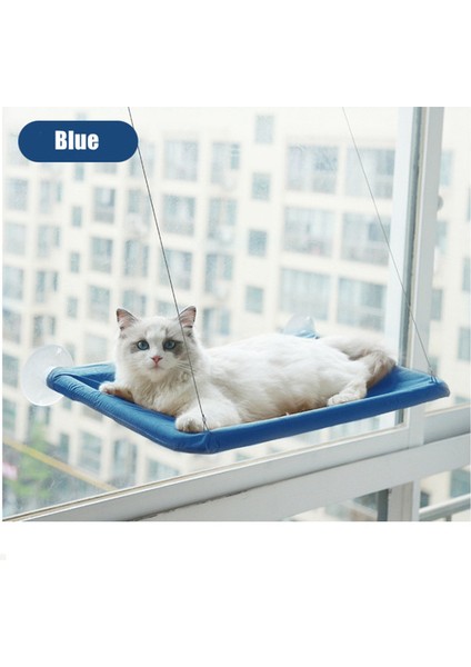 Mavi Vantuz Kedi Hamak Sevimli Asılı Yataklar Dört Mevsim Evrensel Çıkarılabilir ve Yıkanabilir Kedi Kumu Yavru Yatak Güneşli Koltuk Yatakları (Yurt Dışından)