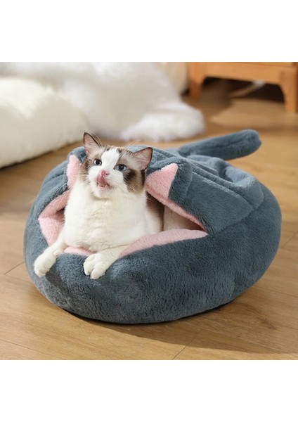 B 50X50 cm Kış Peluş Pet Kedi Yatağı Yuvarlak Kedi Yastık Kedi Evi 2 In 1 Sıcak Kedi Sepeti Kedi Uyku Tulumu Yuva Kulübesi Küçük Orta Köpek Kedi (Yurt Dışından) modelleri
