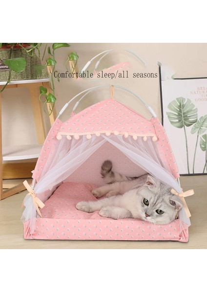 16 S Pet Çadır Evi Kedi Yatağı Taşınabilir Çadır Rahat Evcil Hayvan Evi Açık ve Kapalı Taşınabilir Köpek Çadırı Malzemeleri Için Kullanılabilir (Yurt Dışından)
