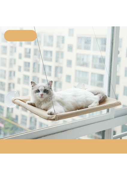 Kahverengi Asma Pet Yatak Güneşlenme Penceresi Pet Standı Kedi Hamak 20 Kg'a Kadar Rahat Pet Yatak Rafı Yatak Kedi Yatak Kedi Sepeti (Yurt Dışından)