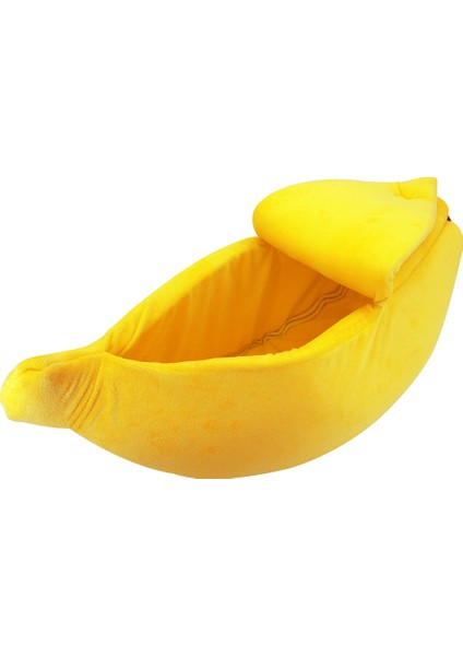 Mavi 90X30X20 cm Sevimli Muz Kedi Yatak Evi Sıcak Pet Köpek Muz Yastık Köpek Kulübesi Taşınabilir Pet Mat Yataklar Kediler Yavru Yumuşak Cama Gato Pet Malzemeleri (Yurt Dışından) fırsatları