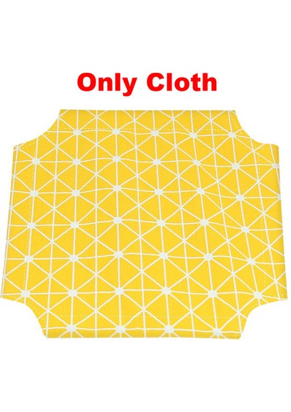 Kumaş Sarı Izgara Yükseltilmiş Ahşap Çerçeve Kedi Yatak Mobilya Nefes Alabilir Kanvas Pet Kedi Yatak Hamak Tavşan Kediler Köpekler Yavru Ev Gereçleri (Yurt Dışından)