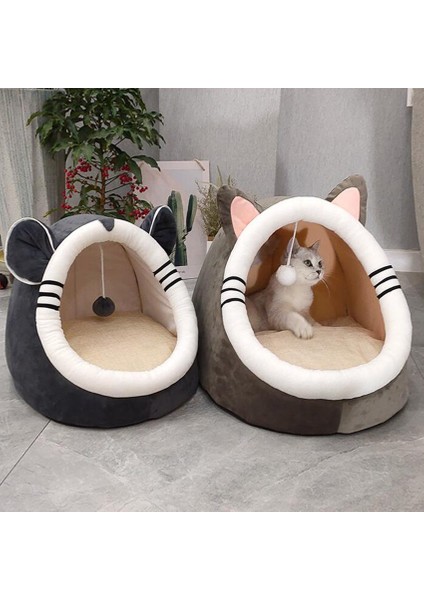 Kedi M - 6.5 kg Için Sıcak Kedi Yatak Sevimli Evcil Hayvan Sepeti Rahat Yavru Şezlong Yastık Kedi Evi Çadır Yumuşak Küçük Köpek Mat Çanta Kediler Için Yataklar Evcil Hayvan Malzemeleri (Yurt Dışından) modelleri