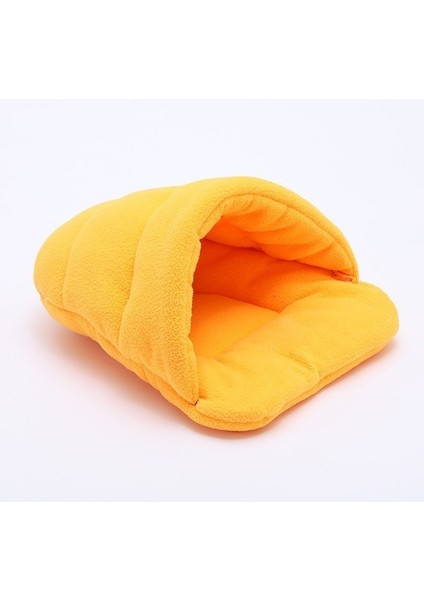 Sarı S - 45X35CM Benepaw Kaliteli Sıcak Ev Kedisi 10 Renk Sıcak Satış Rahat Yumuşak Kedi Uyku Tulumu Yavru Kedi Taşınabilir Kış Sonbahar Pet Yatak Kedi Xs/s/m/l (Yurt Dışından)