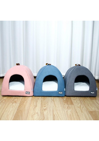 Gri S Derin Uyku Konfor Kedi Yatağı Kışın Mini Çadır Uyku Evi Küçük Hayvan Kedi Tavşan Gine Domuzu Yuva Rahat Mağara Evcil Hayvan Aksesuarları (Yurt Dışından) indirimleri