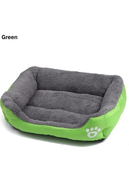 Yeşil S 45X30 X12CM Büyük Köpek Yatağı Sıcak Yumuşak Evcil Hayvan Yastığı Yıkanabilir Kedi Mat Su Geçirmez Köpek Kulübesi Yatak Dikdörtgen Orta Köpekler Için Köpek Evi Sepetleri Xl (Yurt Dışından)