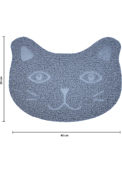 Pawrose 30X40 Su Geçirmez Pet Kum Mat Yüksek Esneklik Fiber Kedi Katmanlı Küçük Yavru Yüz Paw Desen Ev Hayvanı Ürünü Tuvalet Paspas Kediler Aksesuarları (Yurt Dışından) indirimleri