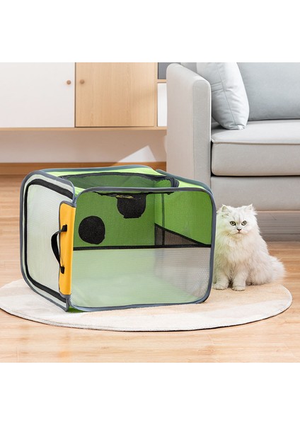 Orman Yeşil Banyo Kurutma Kutusu Ev Evcil Hayvan Gezisi Seyahat Kutusu Kedi Evi Yatak Köpek Kedi Evi Köpekler Için Ev Kedi Sepeti Kedi Aksesuarları (Yurt Dışından)