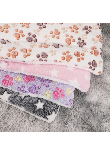 D XL(80X60CM) M-Xxl Peluş Köpek Kedi Mat Köpek Yatağı Kalınlaşmış Yumuşak Yün Mat Battaniye Ev Taşınabilir Yıkanabilir Sıcak Uyku Pedleri Evcil Hayvan Aksesuarları (Yurt Dışından) modelleri