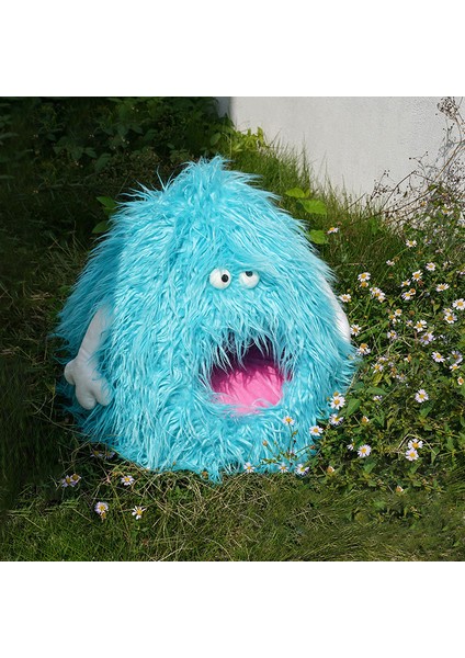 Mor Canavar Kedi Sıcak Peluş Ev Kış Polar Evcil Hayvan Uyku Istirahat Yastığı Köpek Kulübesi Yavru Köpek Kapalı Rahat Mağara Komik Canavar Şekli (Yurt Dışından) modelleri