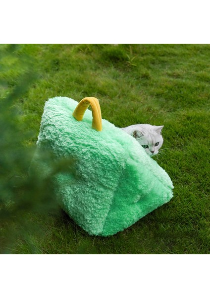 Mor Canavar Kedi Sıcak Peluş Ev Kış Polar Evcil Hayvan Uyku Istirahat Yastığı Köpek Kulübesi Yavru Köpek Kapalı Rahat Mağara Komik Canavar Şekli (Yurt Dışından) indirimleri