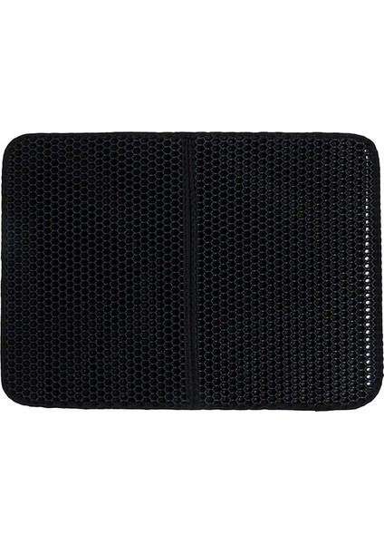 Siyah 40X55 cm Katlanabilir Pet Kedi Kumu Mat Su Geçirmez Eva Çift Katmanlı Kedi Kumu Yakalama Pet Çöp Kutusu Mat Temiz Ped Ürünleri Kediler Için Aksesuarlar (Yurt Dışından)