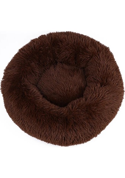 Açık Gri 70CM Yumuşak Peluş Yatak - Kedi ve Köpek Için (Yurt Dışından)