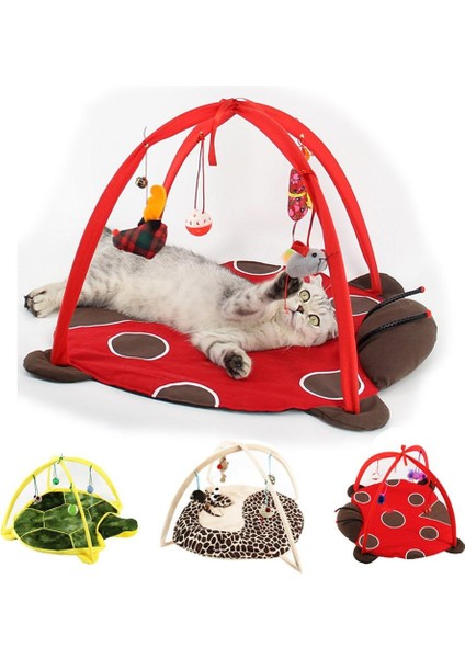 Kahverengi 52X35CM Kedi Oyun Matı Kedi Çadır Aktivite Merkezi Asın Kedi Oyuncakları Topları Fareler Açık Evcil Hayvan Yatak Oyun Çadırı Kedi Için (Yurt Dışından) fiyatları