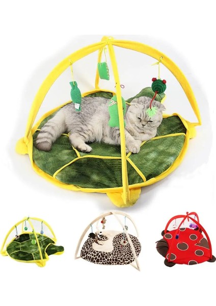 Kahverengi 52X35CM Kedi Oyun Matı Kedi Çadır Aktivite Merkezi Asın Kedi Oyuncakları Topları Fareler Açık Evcil Hayvan Yatak Oyun Çadırı Kedi Için (Yurt Dışından) fırsatları