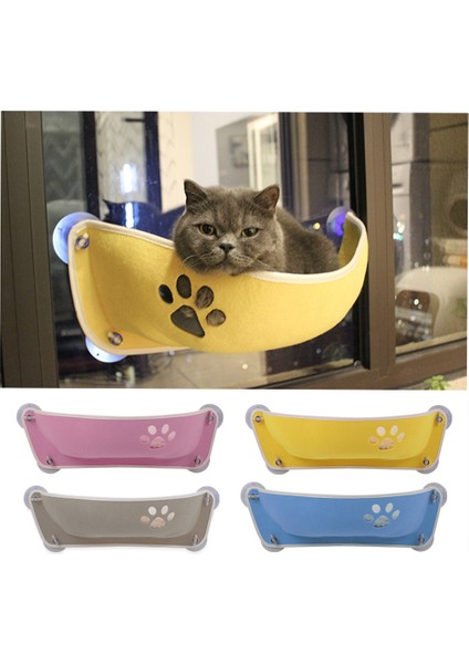 Şeffaf Kedi Pet Pencere Yatak Kedi Pencere Levrek Kedi Hamak Pencere Koltuğu Kedi Yatak Kediler Için Dinlenme Evi Güneş Duvar Yatağı Yumuşak Gelincik Kafesi (Yurt Dışından)