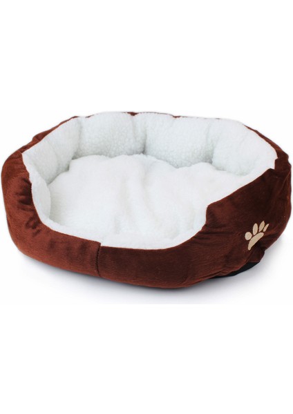 Mei Hong S 50X40CM Pet Kedi Köpek Yatak Sonbahar Kış Sıcak Rahat Köpek Evi Yumuşak Polar Yuva Köpek Sepetleri Kedi Mat Güzel Oyuncak Ayı Evcil Hayvan Kulübesi Malzemeleri (Yurt Dışından)