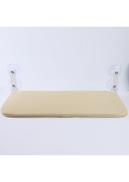 E 50X30 cm Kedi Hamak Vantuz Katlanır Balkon Yatak Asılı Cam Sepet Küçük Orta Kediler Için Dayanıklı Çelik Çerçeve Ped Yavru Malzemeleri (Yurt Dışından)