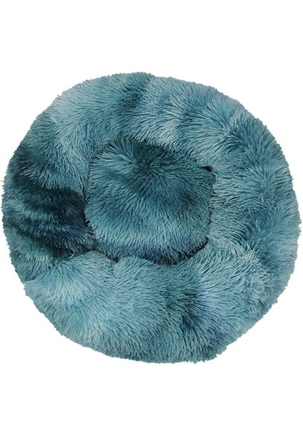 Z-G Mavi 80 cm Yumuşak Köpek Yatağı Kedi Yatakları Kedi Uyku Peluş Mat Yastık Yavru Yuva Kanepe Köpek Yavrusu Renkli Kabarık Sıcak Rahat Pet Yatak (Yurt Dışından)