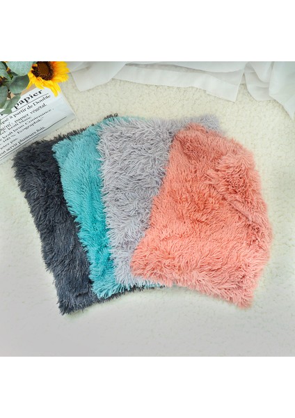 Pembe 36X56 cm Süper Yumuşak Kedi Battaniye Yatak Sıcak Köpek Kediler Uyku Paspasları Kabarık Uzun Peluş Yavru Kedi Yatak Yastık Kalınlaşmak Pet Battaniye Kapak Yıkanabilir (Yurt Dışından)