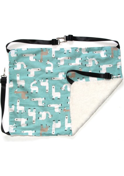Mavi Alpaka S 38X35CM Ayarlanabilir Askılı Kedi Asılı Hamak Çift Taraflı Evcil Hayvan Kafesi Hamak Asılı Yatak Küçük Hayvanlar Için Uykulu Ped Dinlenme Evcil Hayvanlar (Yurt Dışından)