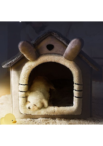 11 M Katlanabilir Kedi Evi Uyku Yatağı Sıcak Mağara Köpek Kulübesi Çıkarılabilir Yastık Mağara Yumuşak Yıkanabilir Kulübe Kanepe Kediler Yavru Yavru Köpek Yuvası (Yurt Dışından)