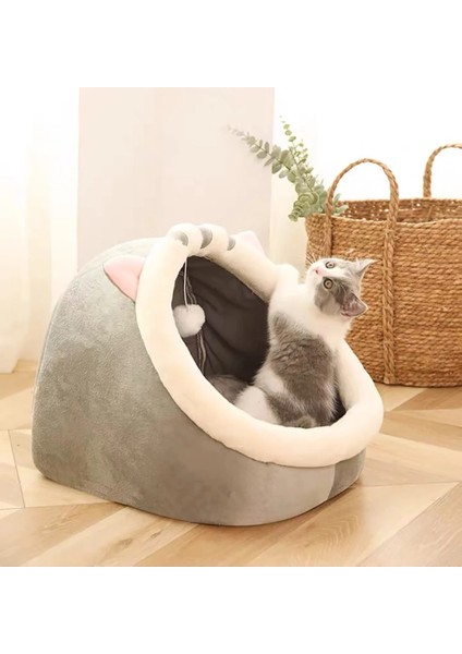 I S Sıcak Kedi Yatak Yavru Ev Evcil Hayvan Sepeti Şezlong Yastık Küçük Köpekler Yastık Mat Çadır Yavru Yuva Mağara Uyku Yatakları Kediler Için Ev (Yurt Dışından)