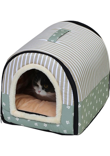 OUT2048-16 M Hanpanda Four Seasons Evrensel Taşınabilir 16 Çeşit Baskılar Pet Kumu Yarı Kapalı Kedi 3D Peluş Çıkarılabiliryıkanabilir Villa Çadırı (Yurt Dışından) modelleri