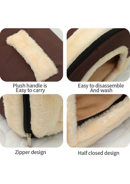 OUT2048-16 M Hanpanda Four Seasons Evrensel Taşınabilir 16 Çeşit Baskılar Pet Kumu Yarı Kapalı Kedi 3D Peluş Çıkarılabiliryıkanabilir Villa Çadırı (Yurt Dışından) indirimleri